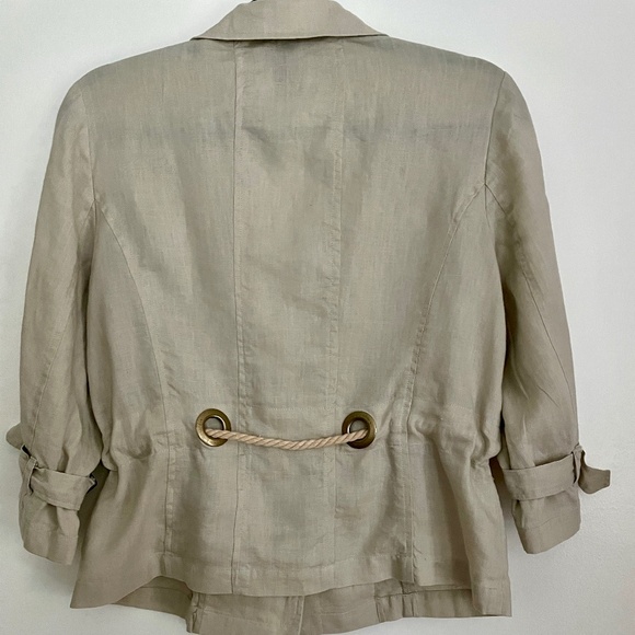 Linen jacket women’s size 8 - Picture 2 of 3